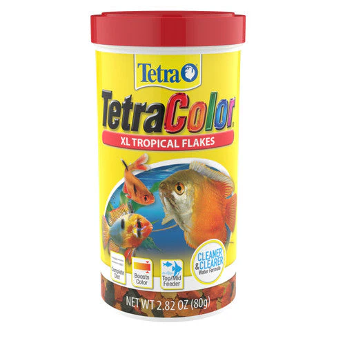 Tetra TetraColor Tropical Flakes Fish Food 2.82 oz - Image 2