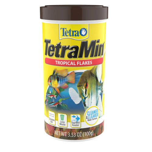 Tetra TetraMin Tropical Flakes Fish Food 3.53oz - Image 2
