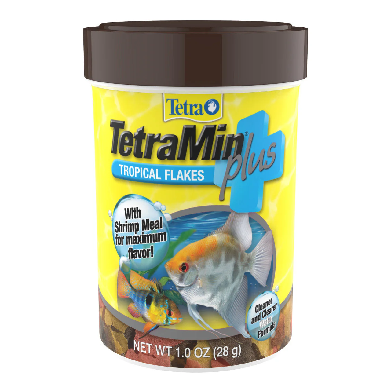 Tetra TetraMin Plus Tropical Flakes Fish Food 1 oz