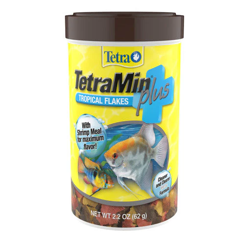 Tetra TetraMin Plus Tropical Flakes Fish Food 2.20 oz - Image 2