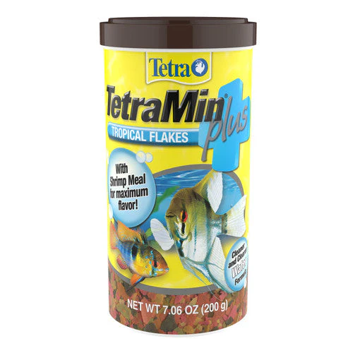 Tetra TetraMin Plus Tropical Flakes Fish Food 7.06 oz - Image 2
