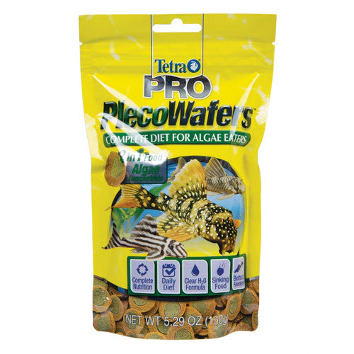 Tetra PRO PlecoWafers Vegetable Diet Fish Food 5.29 oz - Image 2