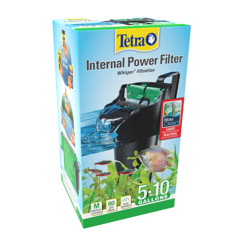Tetra Whisper 10i Internal Power Filter with Bio-Scrubber Black - Image 2