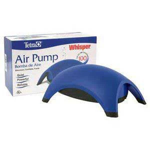 Tetra Whisper 100 Air Pump (New Design Ul Approved) {L-b}309377