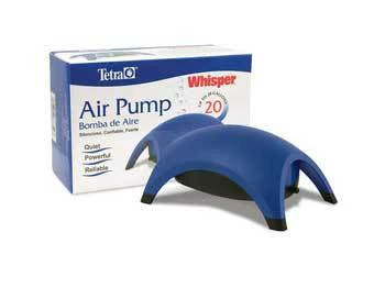 Tetra Whisper 20 Air Pump (New Design Ul Approved) {L+b}309374
