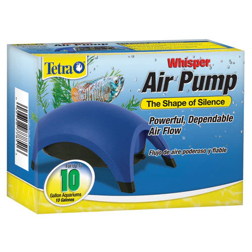 Tetra Whisper Aquarium Non-UL Air Pump Blue 10 Gallon - Image 2