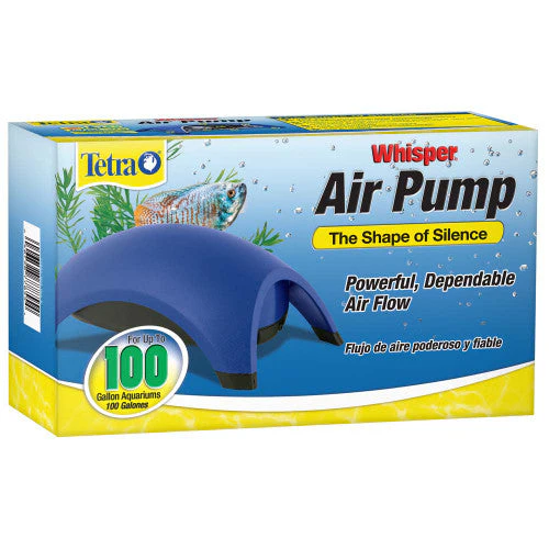Tetra Whisper Aquarium Non-UL Air Pump Blue 100 Gallon - Image 2
