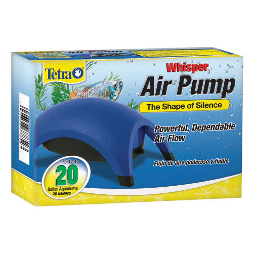 Tetra Whisper Aquarium Non-UL Air Pump Blue 20 Gallon - Image 2