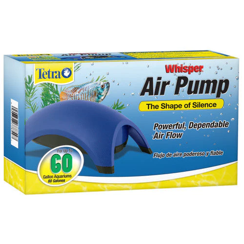 Tetra Whisper Aquarium Non-UL Air Pump Blue 60 Gallon - Image 2