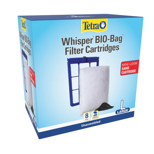 Tetra Whisper Bio-Bag Cartridge unassembled for TetraTec, Repto, and PF Filters 8pk LG - Image 2