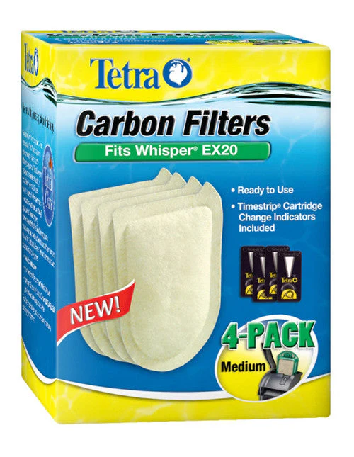 Tetra Carbon Filter Replacement Cartridges for Whisper EX Series Filters 4pk MD - Image 2