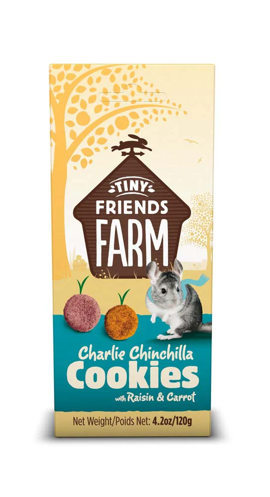 Tiny Friends Farm Charlie Chinchilla Cookies w/Raisin & Carrot 4.2 oz