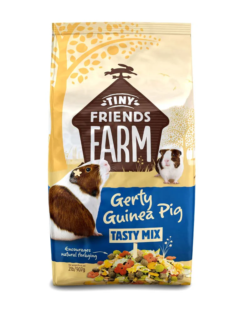 Tiny Friends Farm Gerty Guinea Pig Tasty Mix Dry Food 2 lb