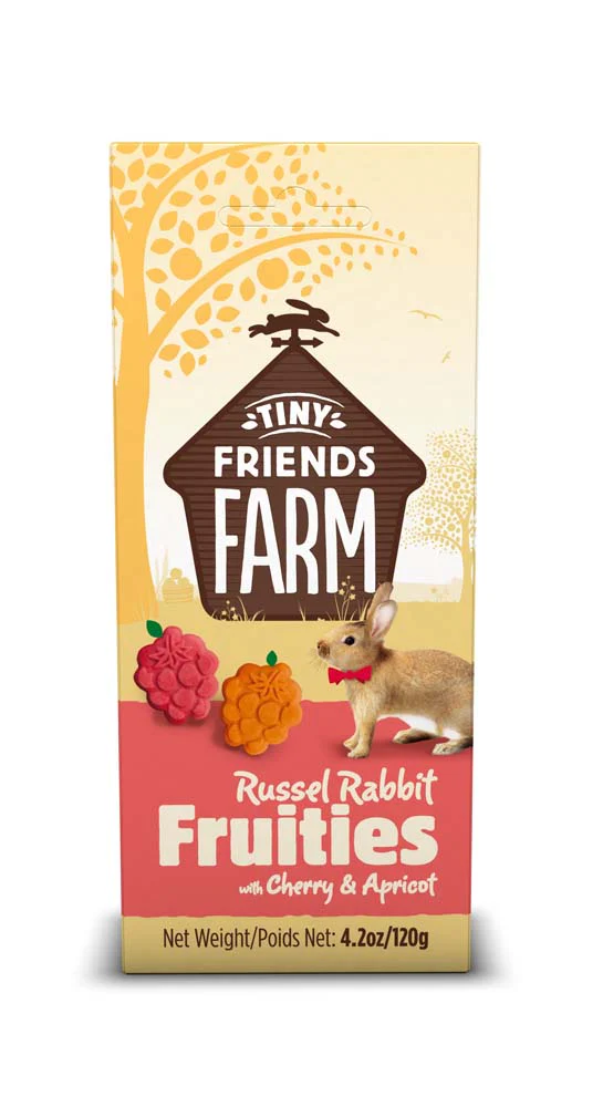 Tiny Friends Farm Russel Rabbit Fruities w/Cherry & Apricot 4.2 oz