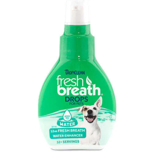 TropiClean Fresh Breath Oral Care Water Additive for Dogs 2.2 fl. oz - Image 2