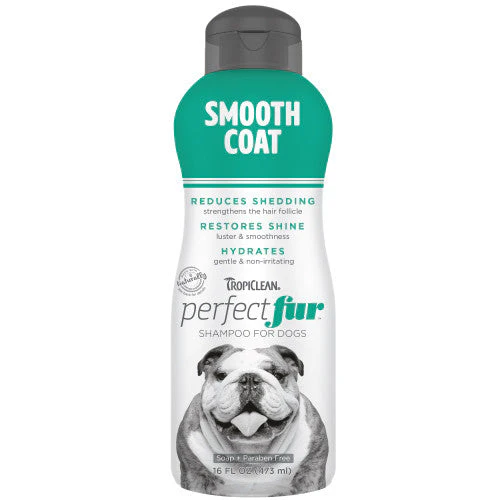 TropiClean PerfectFur Smooth Coat Shampoo for Dogs 16oz - Image 2