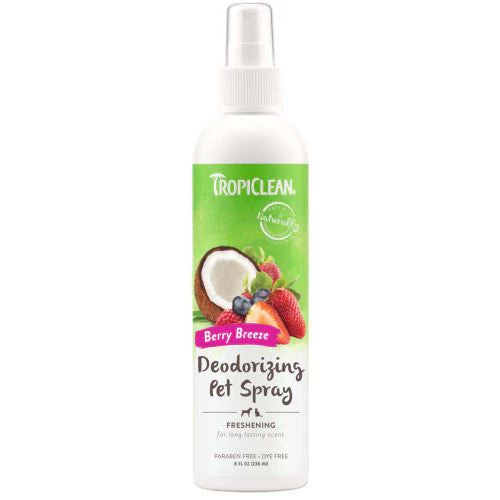 TropiClean Berry Breeze Deodorizing Spray for Dogs 8 fl. oz - Image 2
