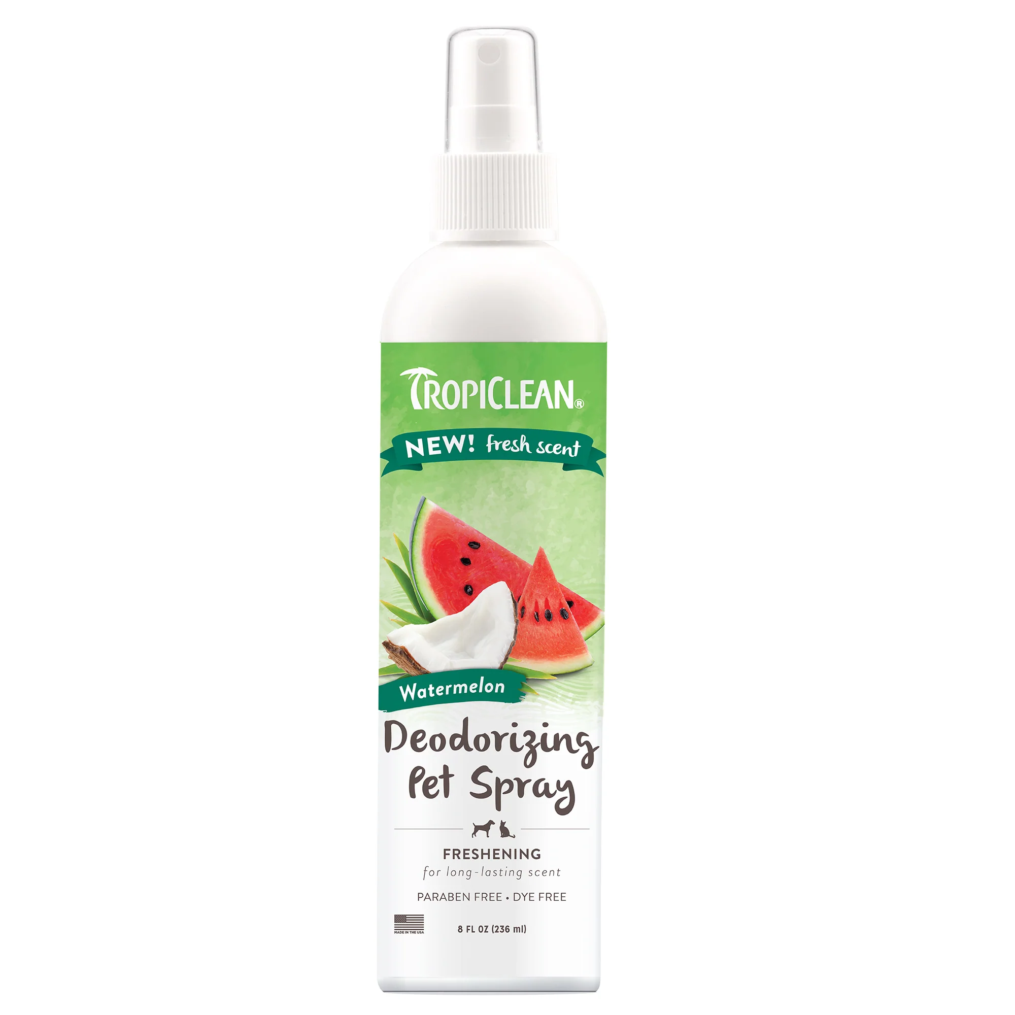 TropiClean Deodorizing Pet Spray Watermelon 8 oz