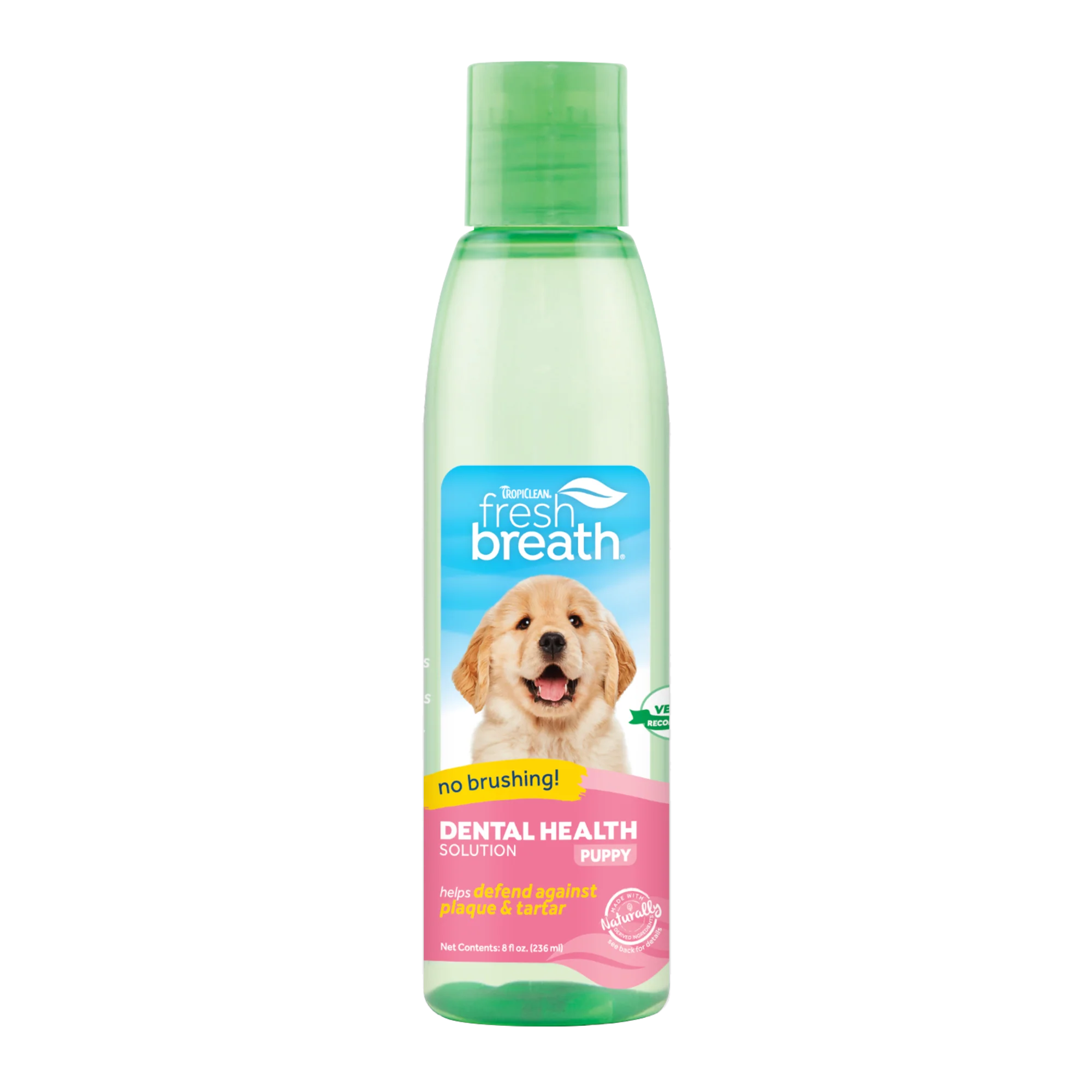 TropiClean Fresh Breath Dental Health Solutions for Puppies 8 oz