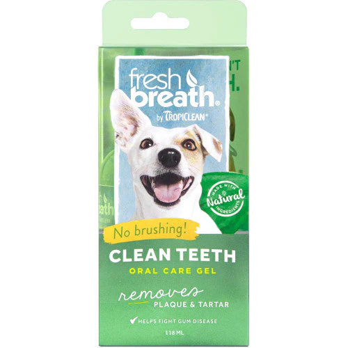 TropiClean Fresh Breath Oral Care Gel for Dogs 4 oz - Image 2