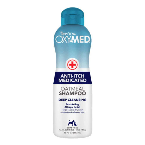 TropiClean OxyMed Medicated Anti Itch Pet Shampoo 20 oz - Image 2