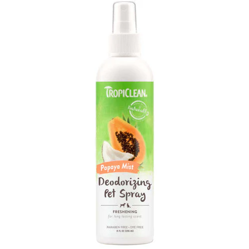 TropiClean Papaya Mist Deodorizing Pet Spray for Dogs 8 fl. oz - Image 2