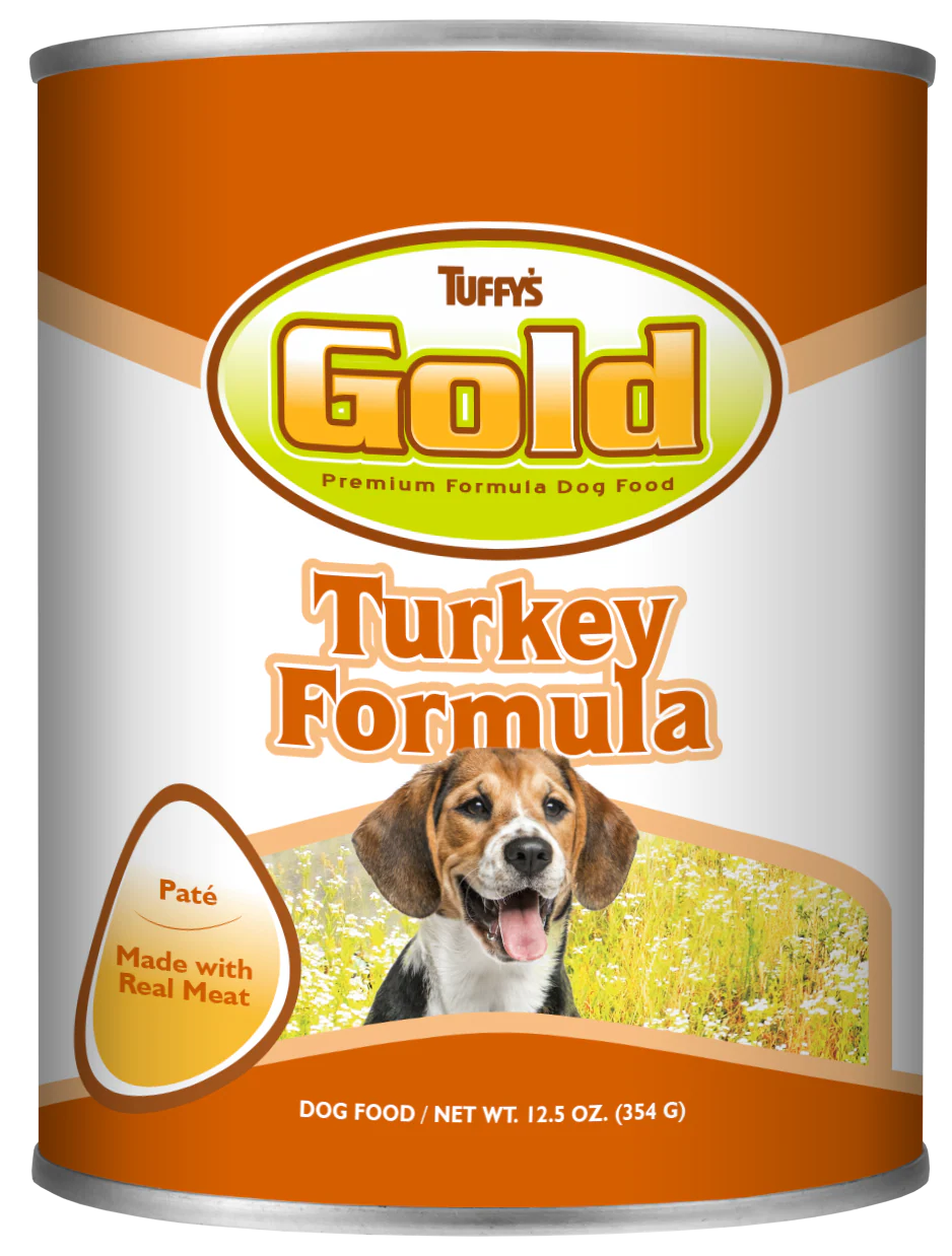 Tuffy's Gold Canned Dog Food Turkey 12ea/12.5 oz