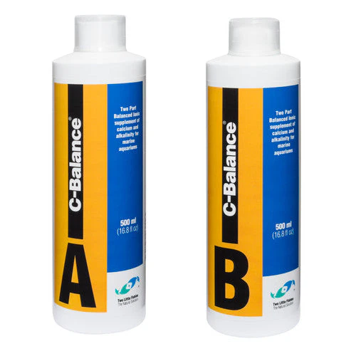 Two Little Fishies C-Balance Two-Part Solution C Balance A Calcium - 16 fl. oz C Balance B Alkalinity - 16 fl. oz - Image 2