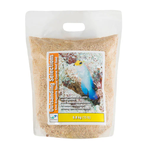 Two Little Fishies Outstanding Selections Live Aragonite Coarse Reef Sand 15 lb - Image 2