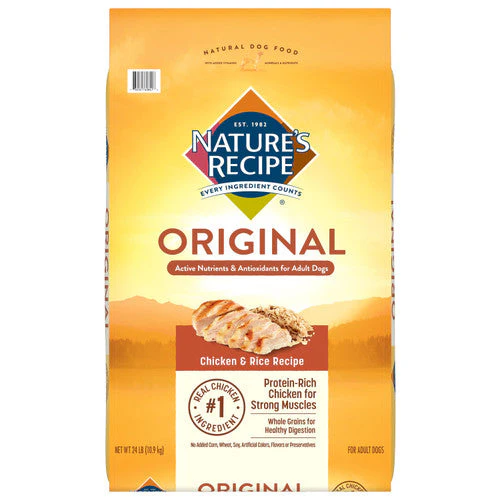 Nature's Recipe Original Chicken & Rice Dog Food 24 lb - Image 2