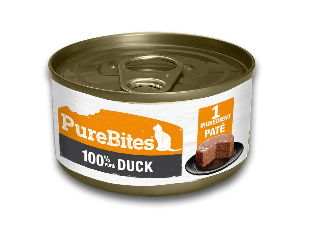 PureBites 100% Pure Duck Pate 12 / 2.5 oz