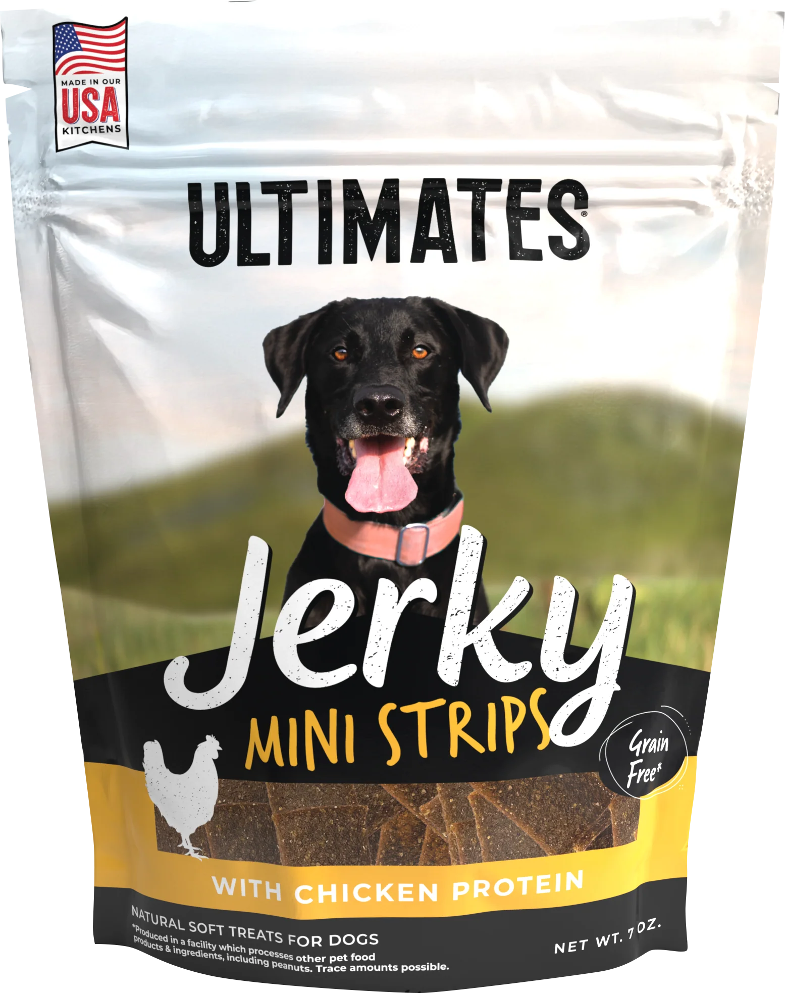 Ultimates Jerky Mini Strips Dog Treats Chicken 7 oz