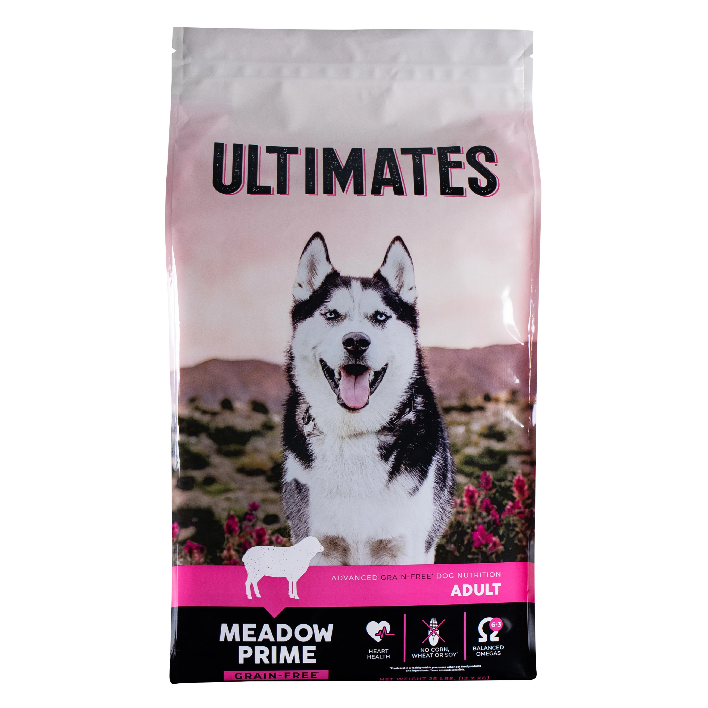 Ultimates Meadow Prime Dry Dog Food 28 lb