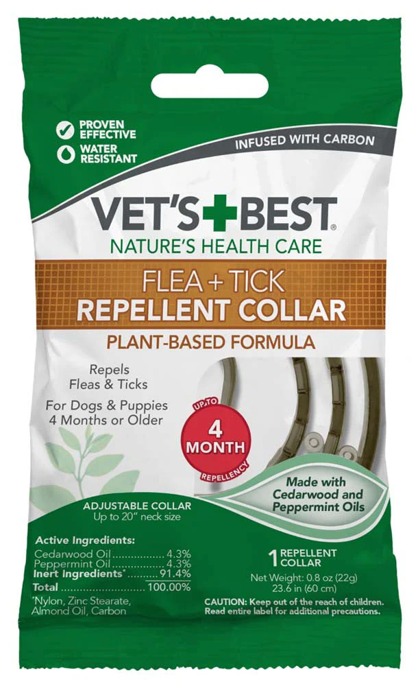 Vet's Best Flea and Tick Repellent Dog Collar 20 in