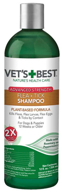 Vet's Best Flea & Tick Advanced Strength Shampoo for Dogs 12 fl. oz - Image 2