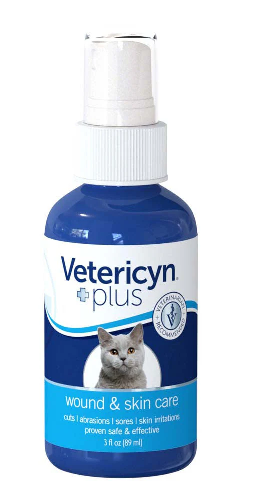 Vetericyn Plus Feline Wound & Skin Care 3 fl. oz
