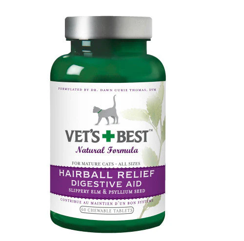Vet's Best Cat Hairball Relief Tablets 60 Count - Image 2