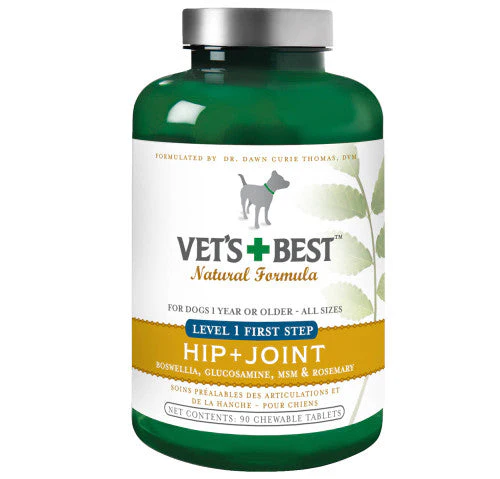 Vet's Best Level 1 First Step Hip and Joint Dog Supplement 90 Tablets - Image 2