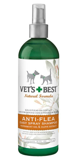 Vet's Best Anti-Flea Easy Spray Shampoo for Dogs 16 fl. oz - Image 2
