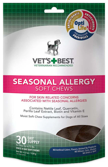 Vet's Best Seasonal Allergy Soft Chews 30 Chews 4.2 oz - Image 2