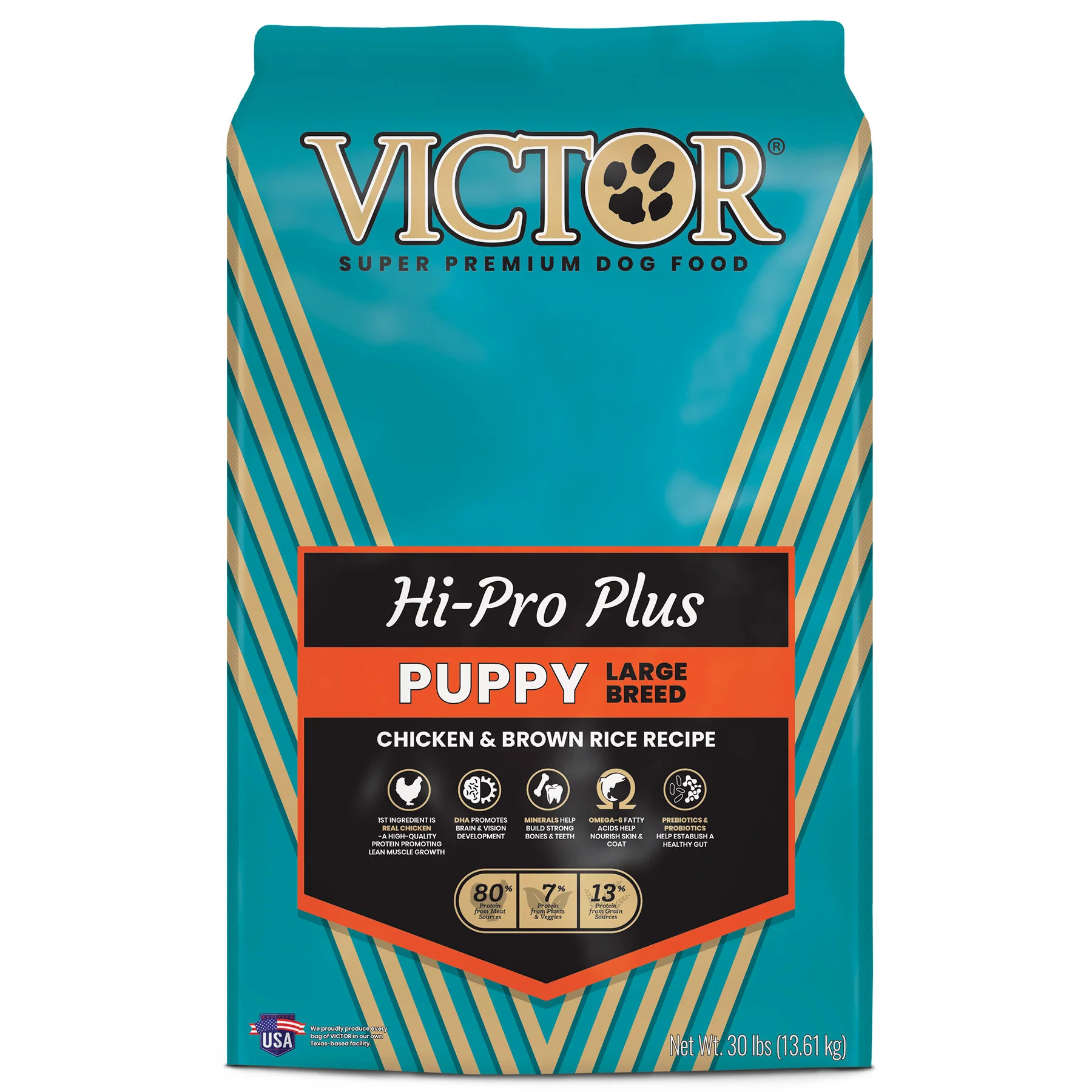 Victor Classic Hi-Pro Plus Large Breed Dry Puppy Food 30 lb