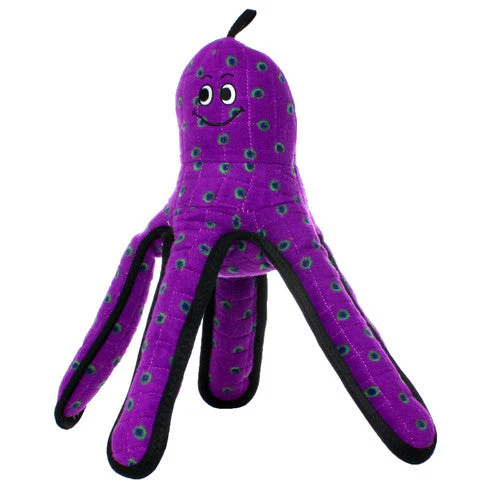 Tuffy Ocean Creature Octopus Durable Dog Toy Purple 15.8in LG - Image 2