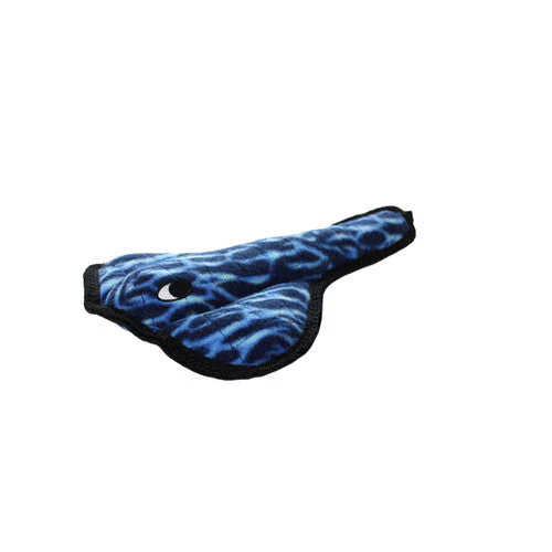 Tuffy Ocean Creature Stingray Durable Dog Toy Blue 11in - Image 2