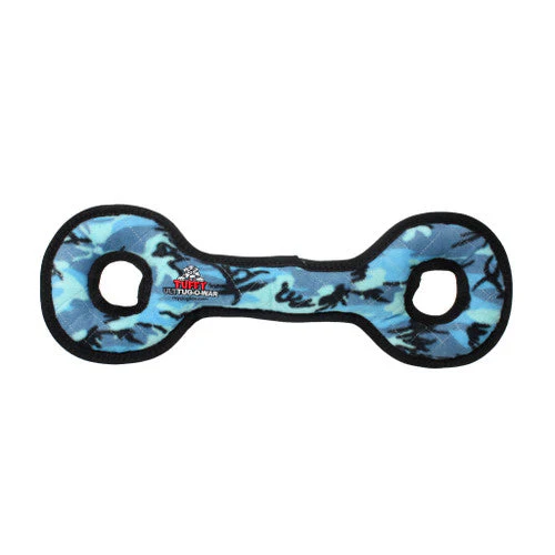 Tuffy Ultimate Tug-O-War Durable Dog Toy Blue Camo 22in - Image 2