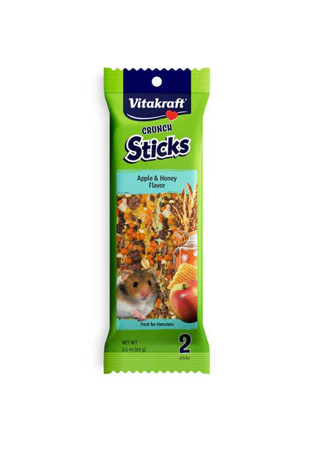 Vitakraft Crunch Sticks Hamster Treats Apple & Honey 3.5 oz 2 ct - Image 2