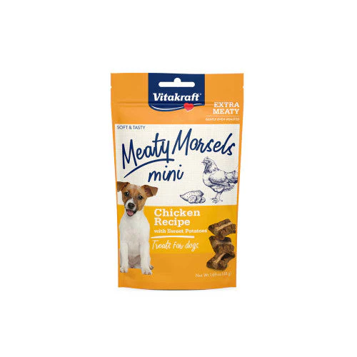 Vitakraft Meaty Morsels Dog Treats Chicken w/Sweet Potato 1.69 oz - Image 2