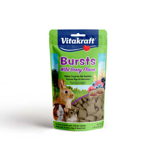 Vitakraft Bursts Wild Berry Flavor Treat for Small Animals 1.76 oz - Image 2