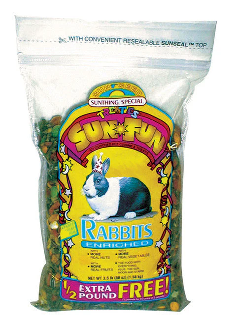 Sun Seed SunFun Rabbit Dry Food 3.5 lb - Image 2
