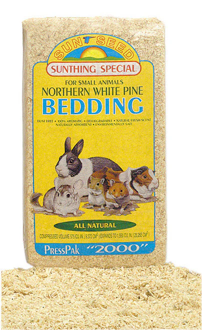 Sun Seed Northern White Pine Bedding for Small Animals Brown 1200 cu in - Image 2