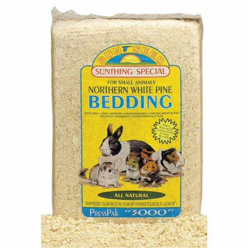 Sun Seed Northern White Pine Bedding for Small Animals Brown 2500 cu in - Image 2